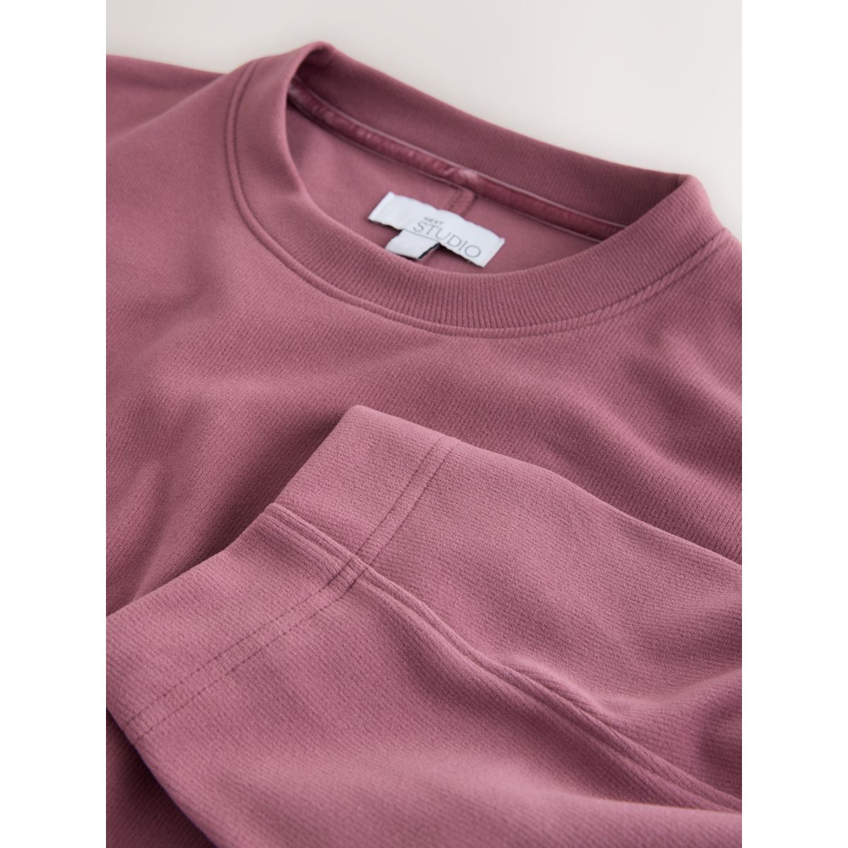 Sweat-shirt brossé rose, NEXT