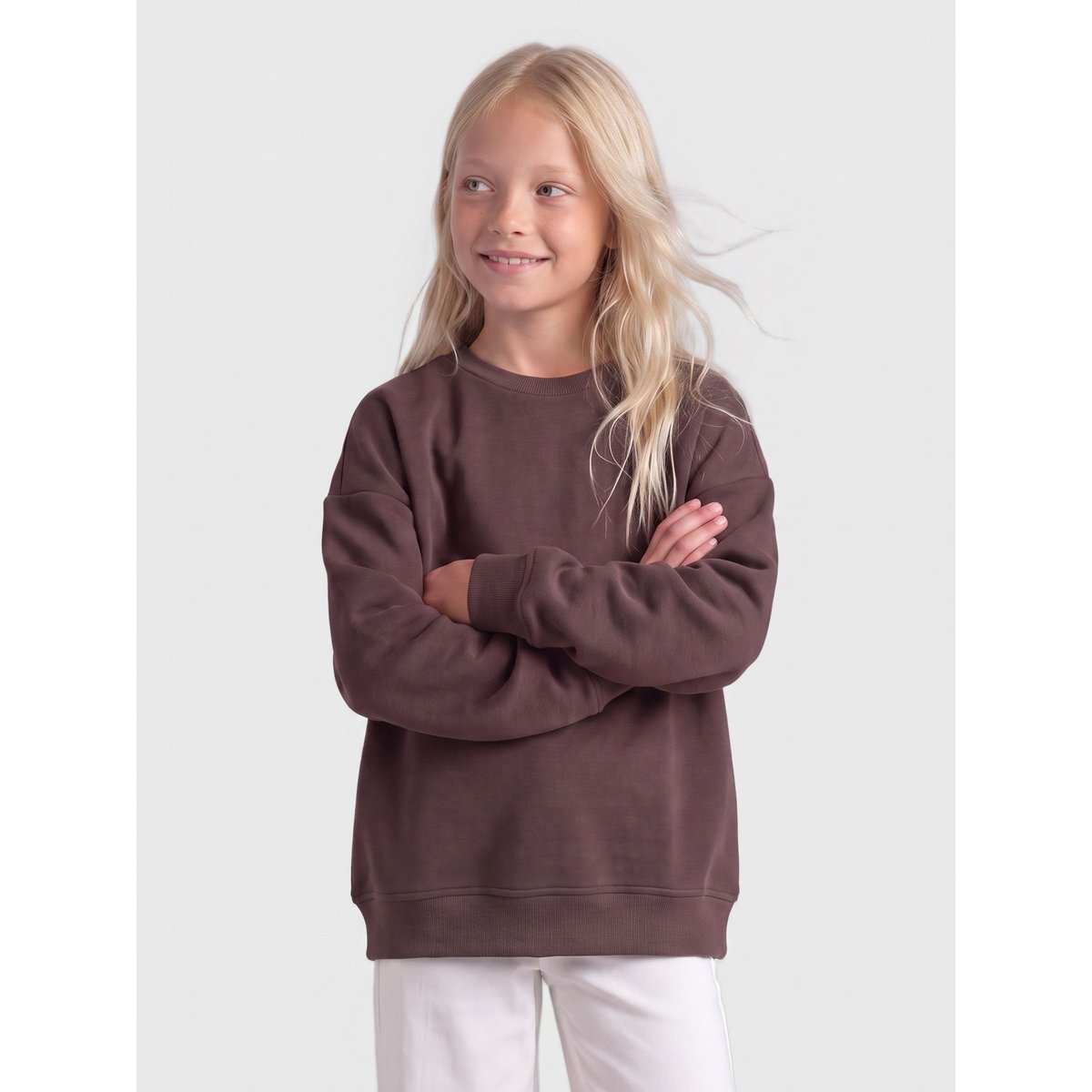 Sweat-Shirt marron - coffee bean 1, KIDS ONLY