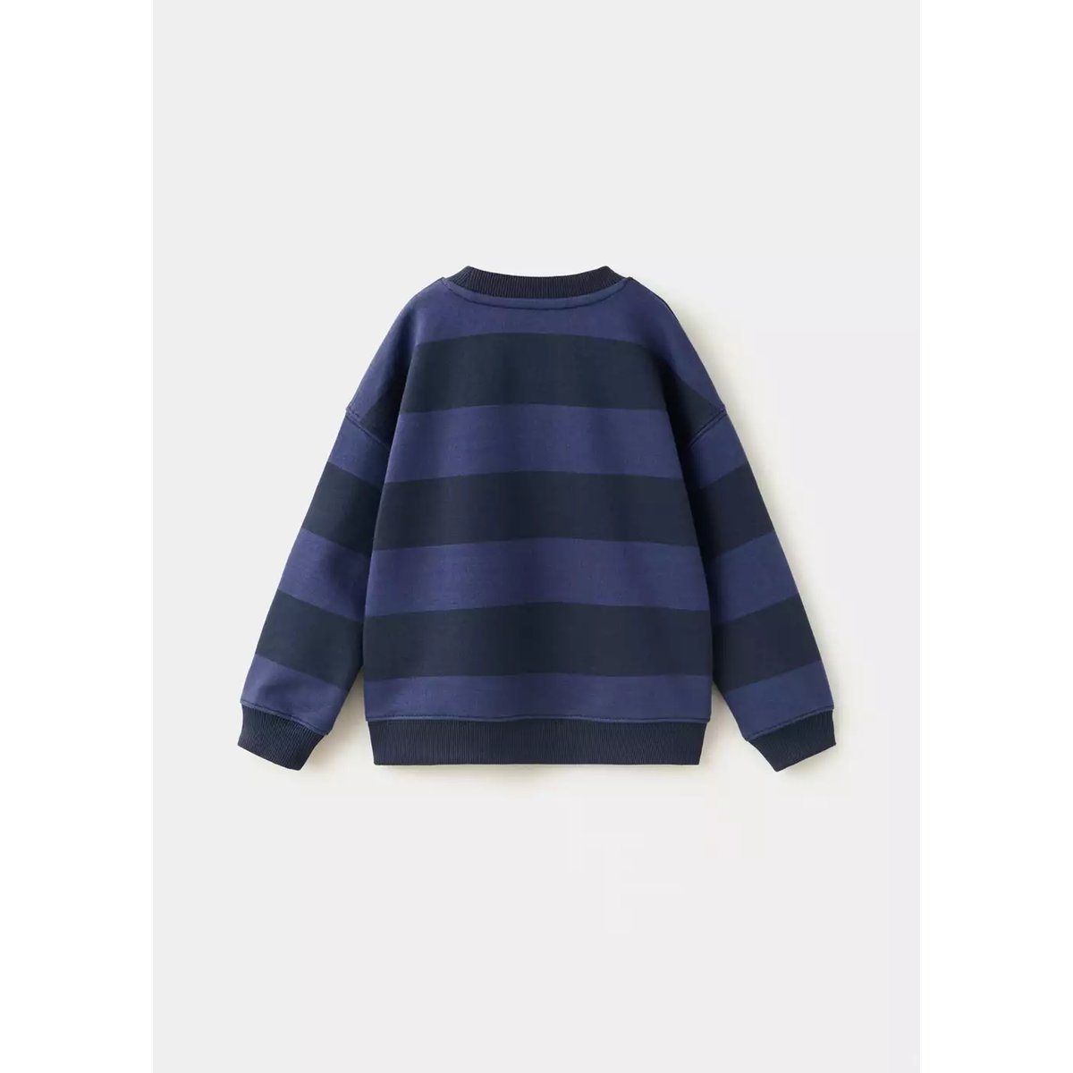 Sweat-shirt coton rayures bleu marine foncé, MANGO BABY