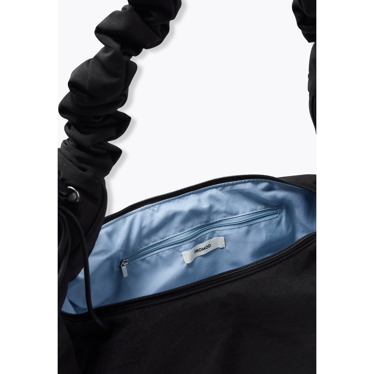 Sac demi-lune en toile marron, PROMOD
