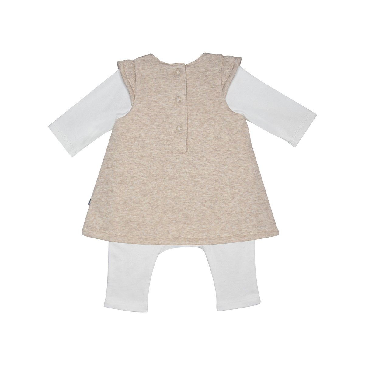 Combirobe isabelle molleton naissance beige, SUCRE D'ORGE