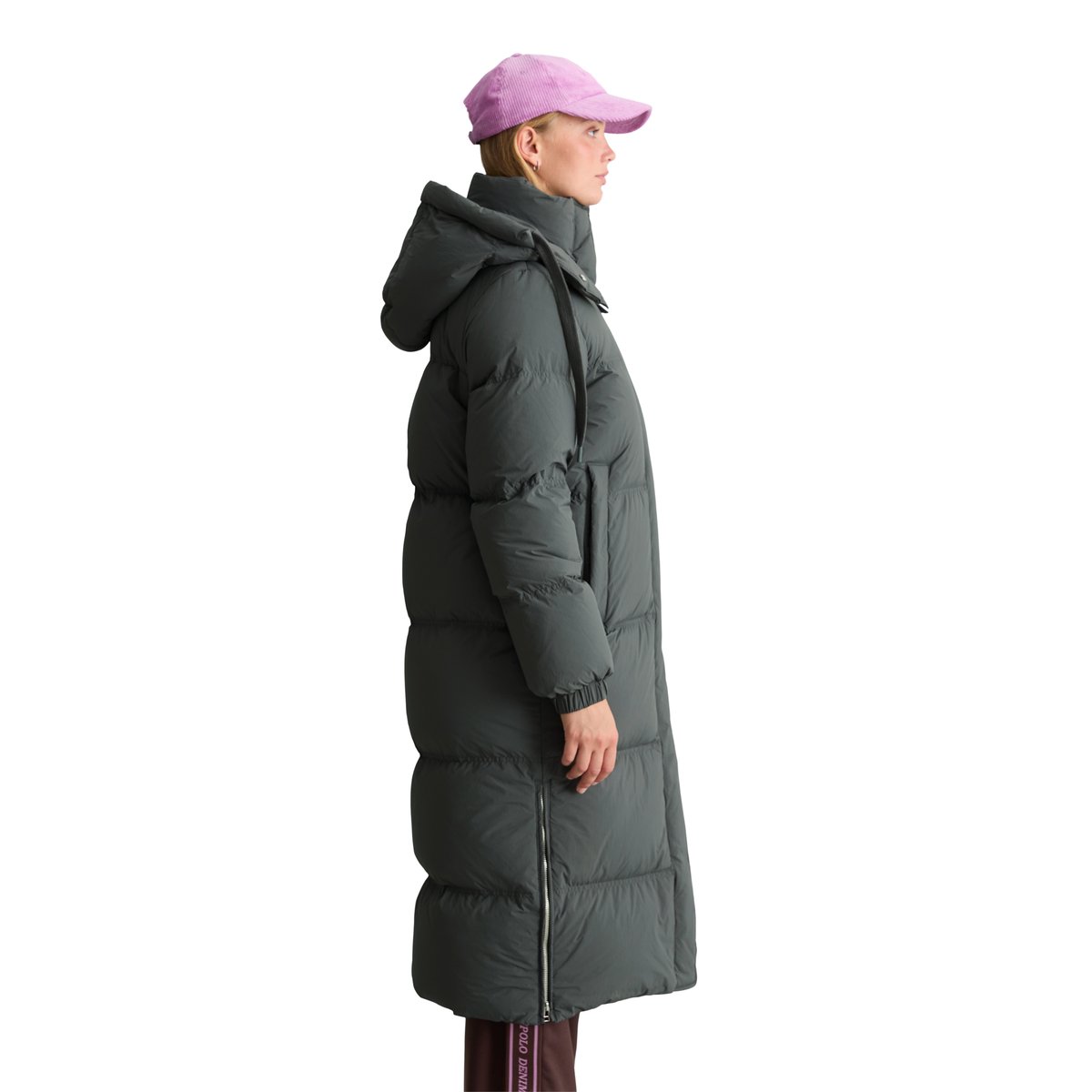 Manteau matelassé en duvet, coupe regular avec une surface hydrofuge gris, MARC O’POLO DENIM