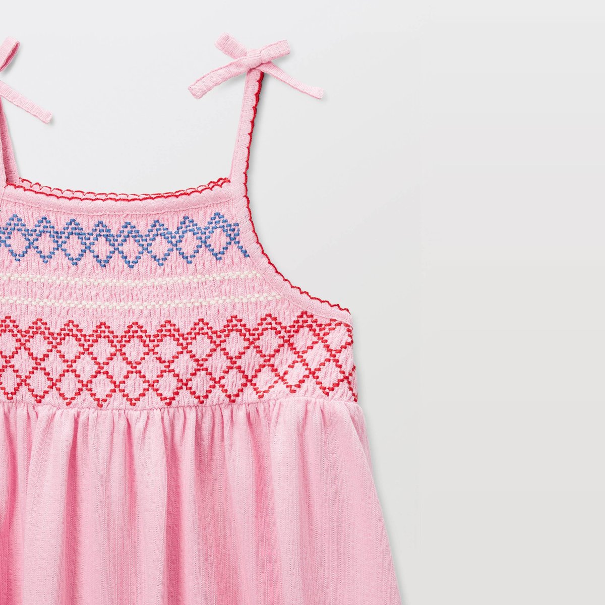 Robe à bretelle smockée lavatere, MONOPRIX
