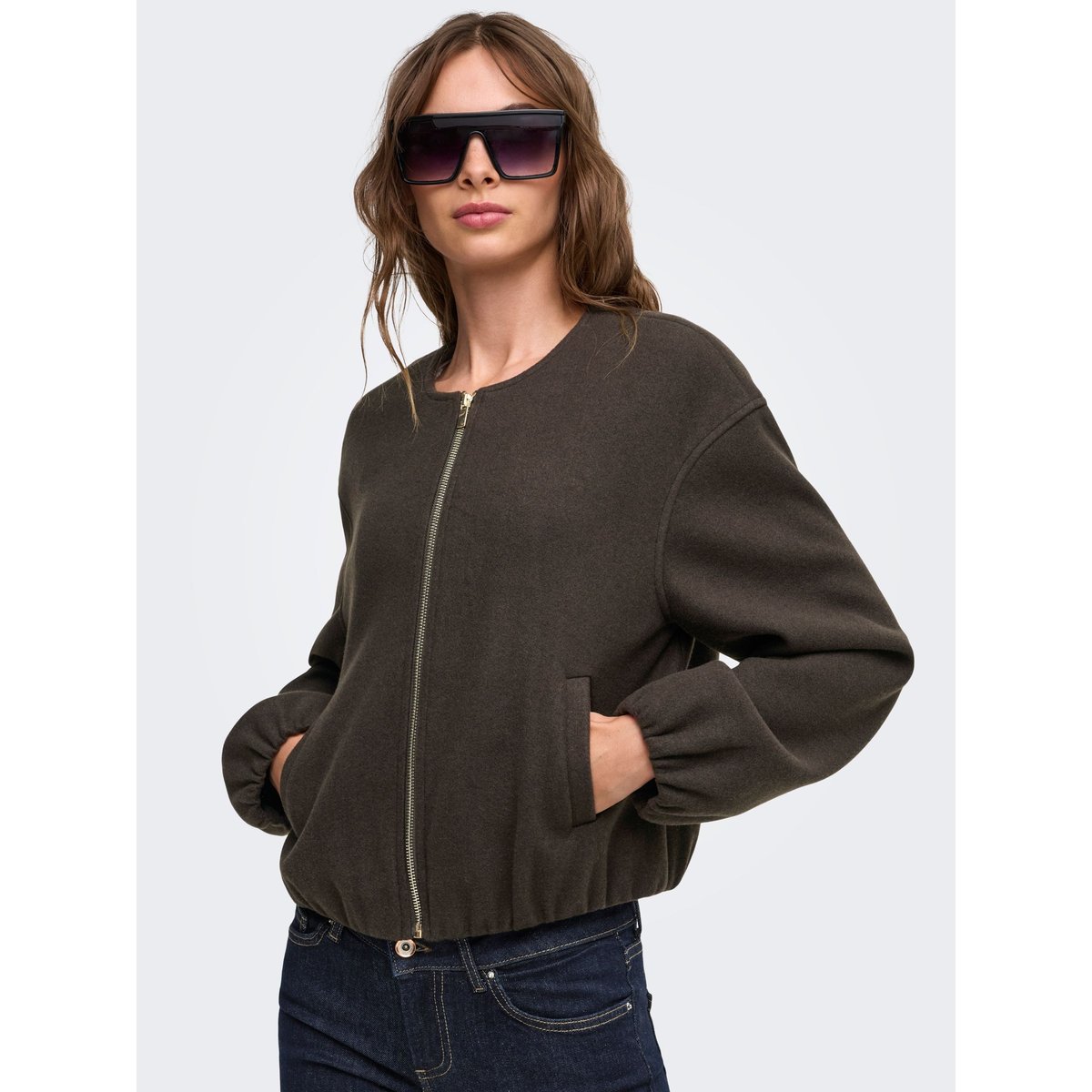 Veste Bomber chocolate torte, ONLY