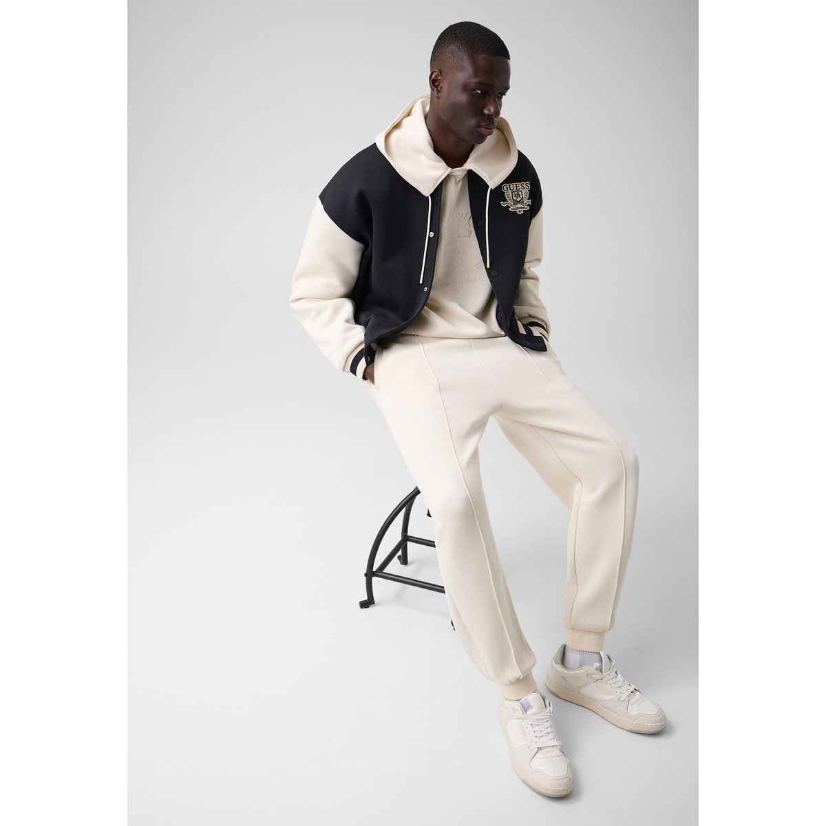 Veste Bomber Avec Logo noir, GUESS