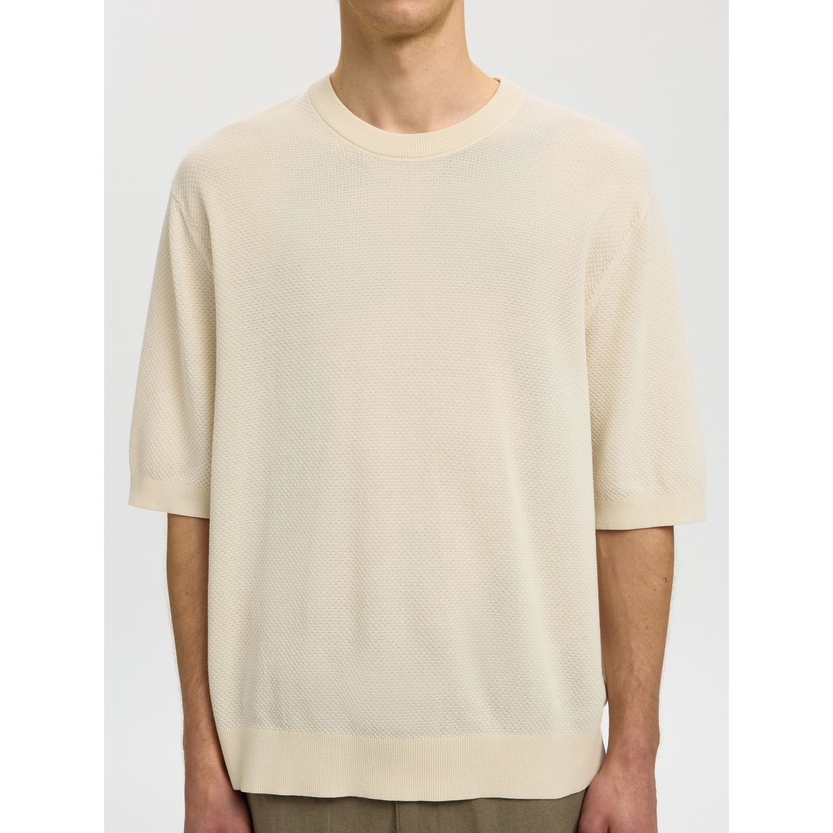 T-Shirt birch, SELECTED
