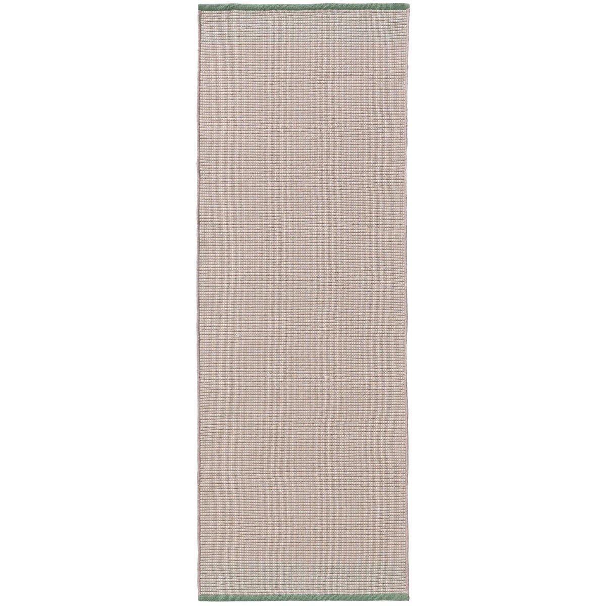 Tapis de couloir tissé main FION beige/vert, BENUTA
