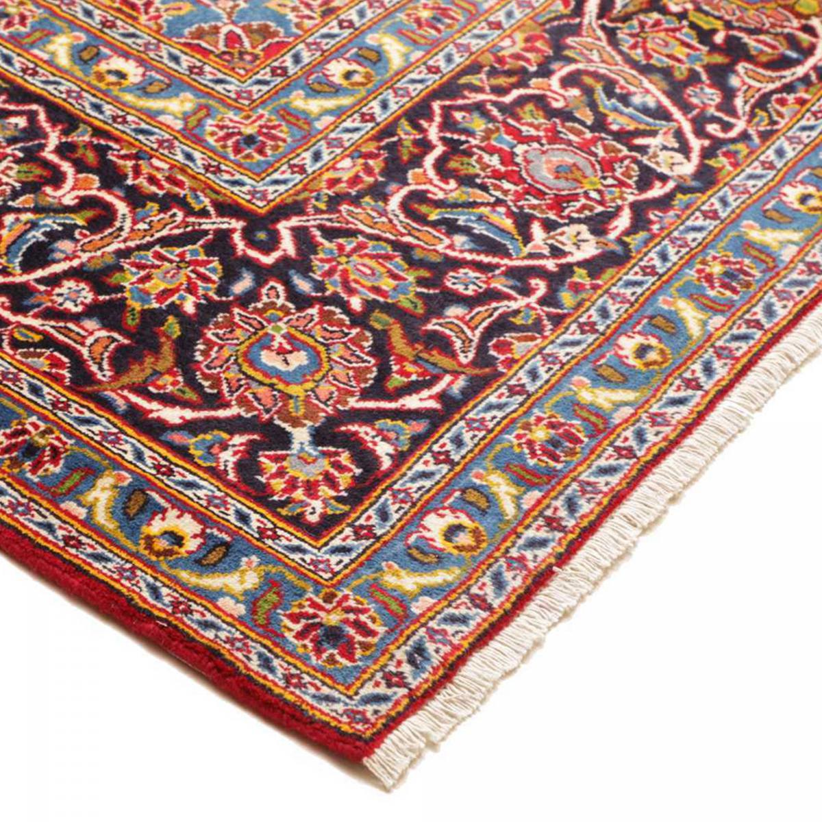 Tapis d'orient au motif oriental authentique, noué main, ARDAKAN 4 rouge, beige, bleu, UN AMOUR DE TAPIS