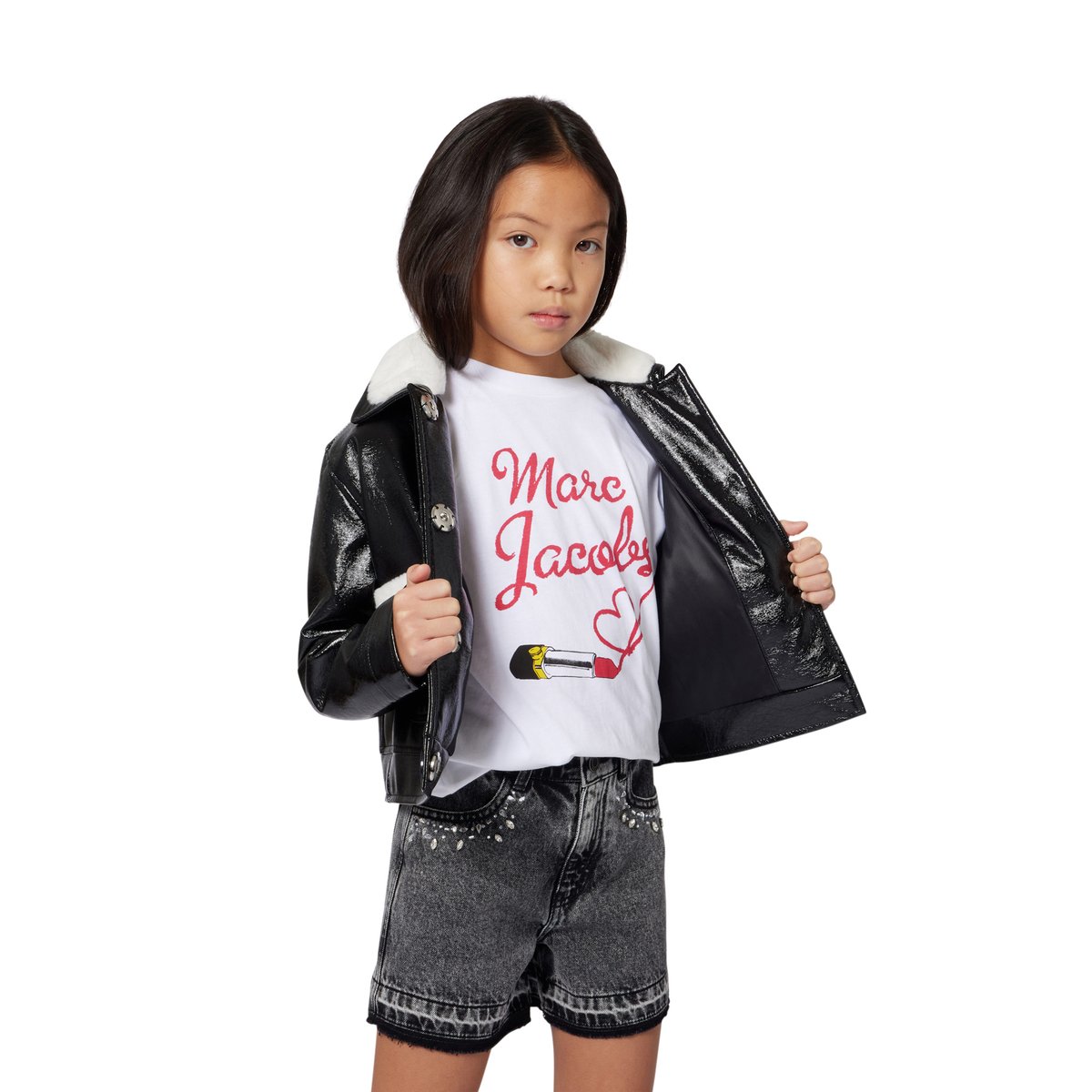 T-shirt à manches courtes blanc, MARC JACOBS
