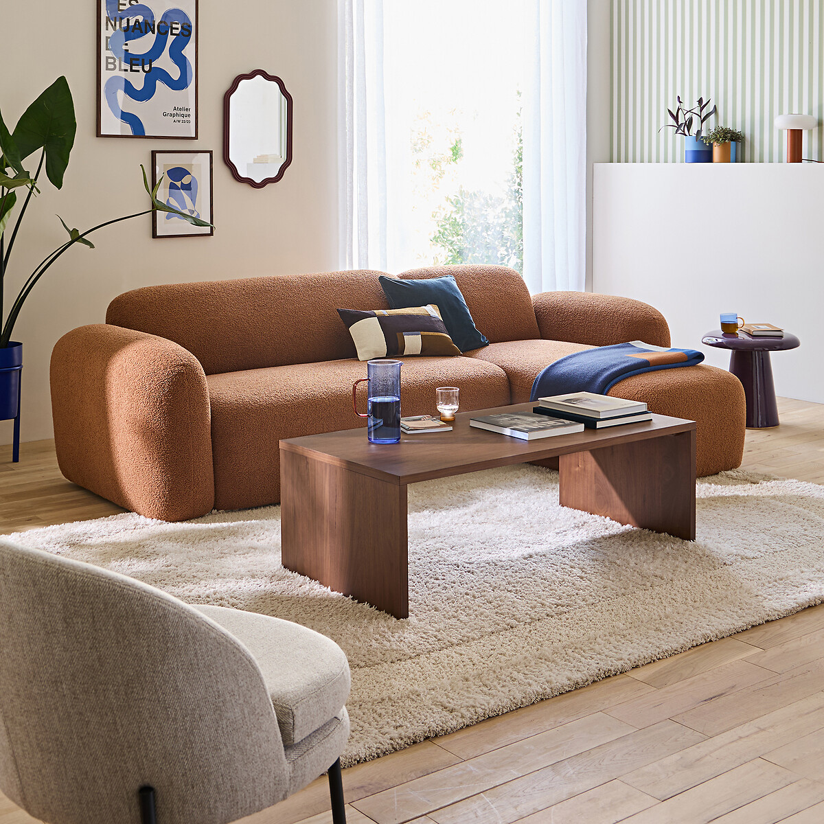 Table basse, Manen coloris noyer, LA REDOUTE INTERIEURS