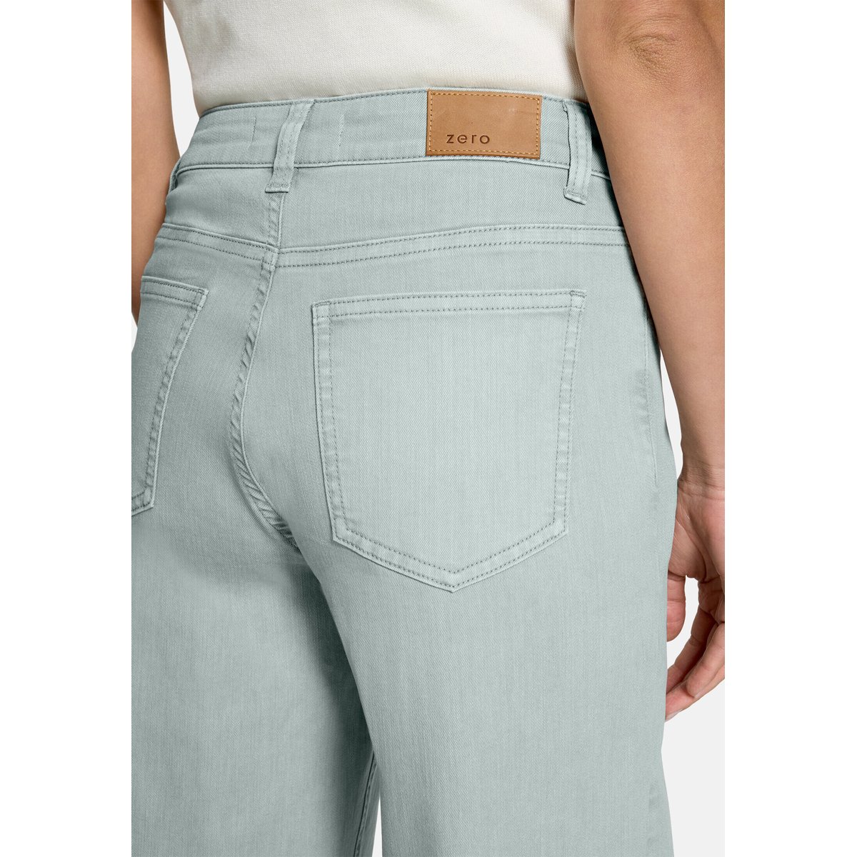 Jean modern fit à jambes larges silver blue, ZERO