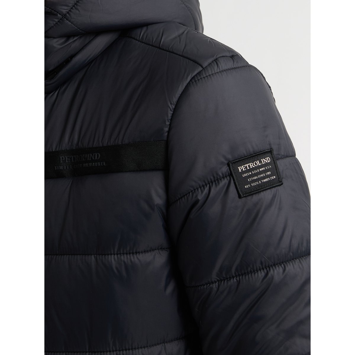 Veste doublée bitterroot noir deep black, PETROL INDUSTRIES