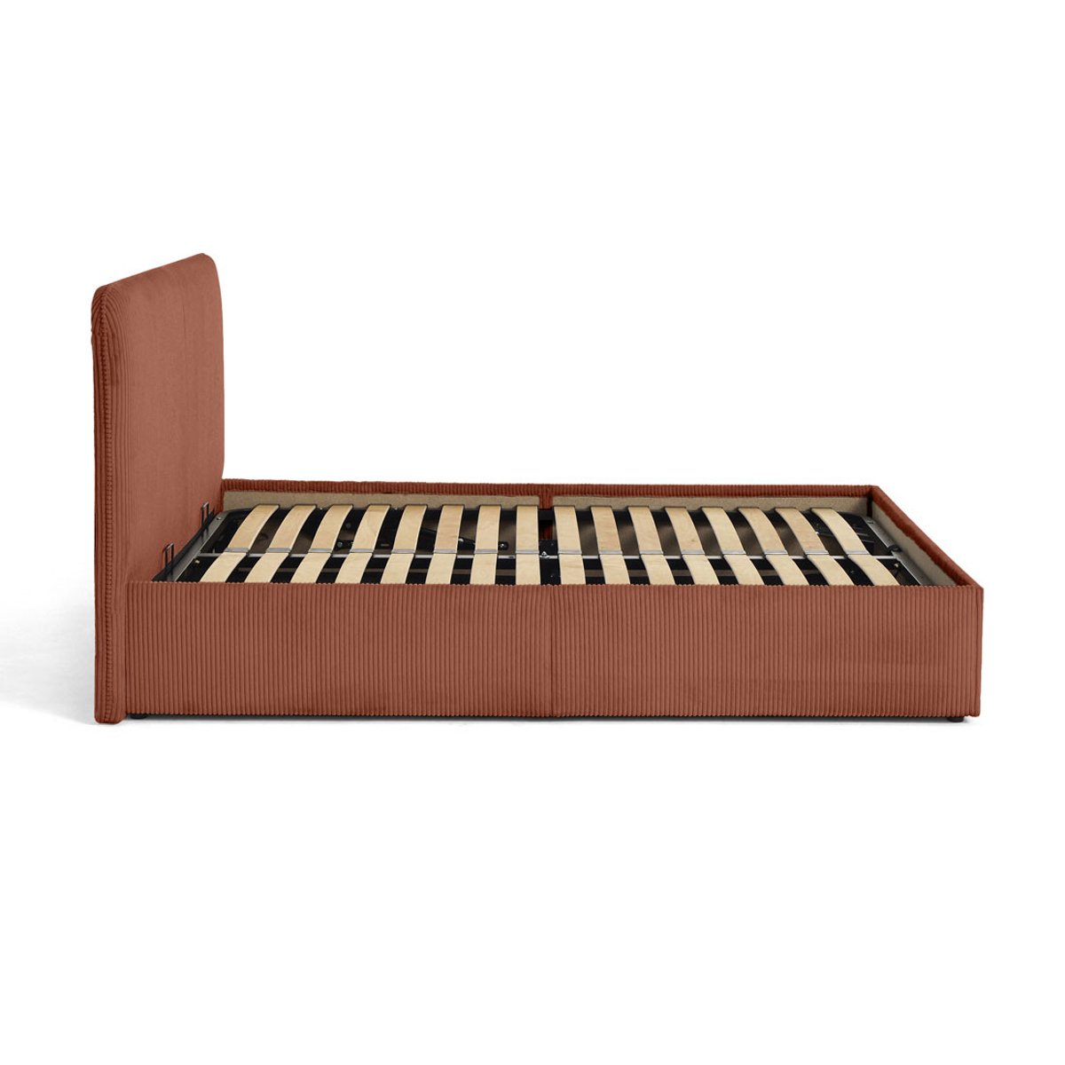 Lit coffre - GOYAVE terracotta, BEST MOBILIER
