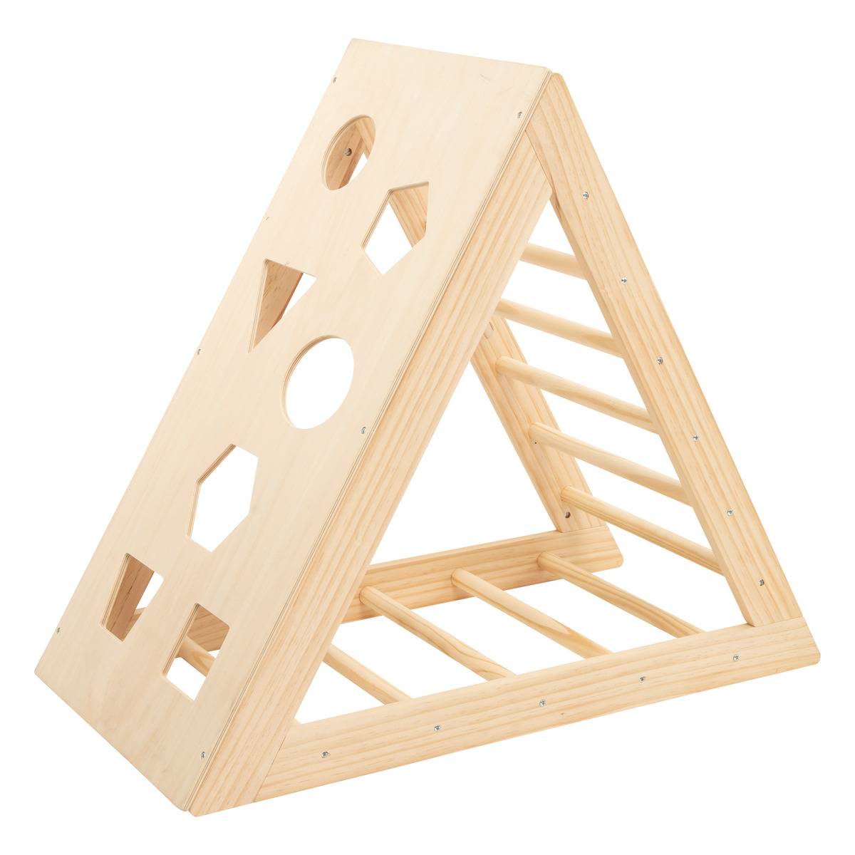 Triangle d'escalade enfant MONTI beige, ATMOSPHERA FOR KIDS