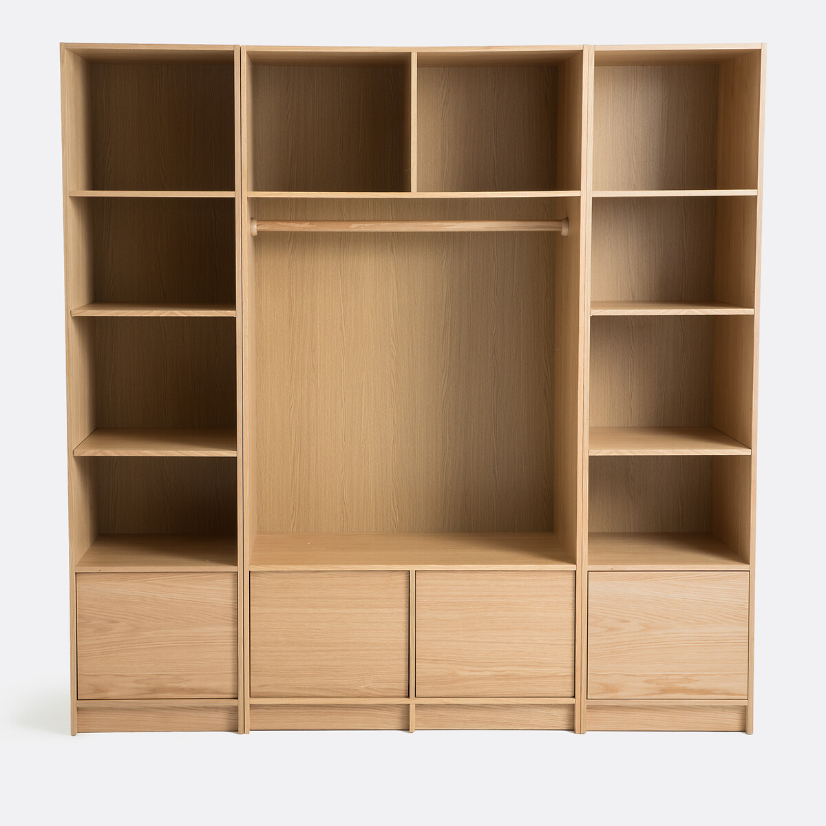 Dressing modulable plaqué chêne L51 cm, Senssia plaqué chêne, LA REDOUTE INTERIEURS