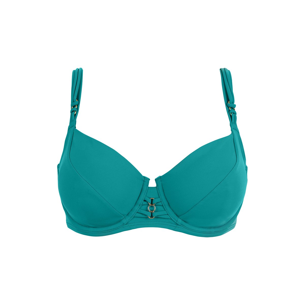 Haut de maillot de bain Moorea bleu vert, SANS COMPLEXE