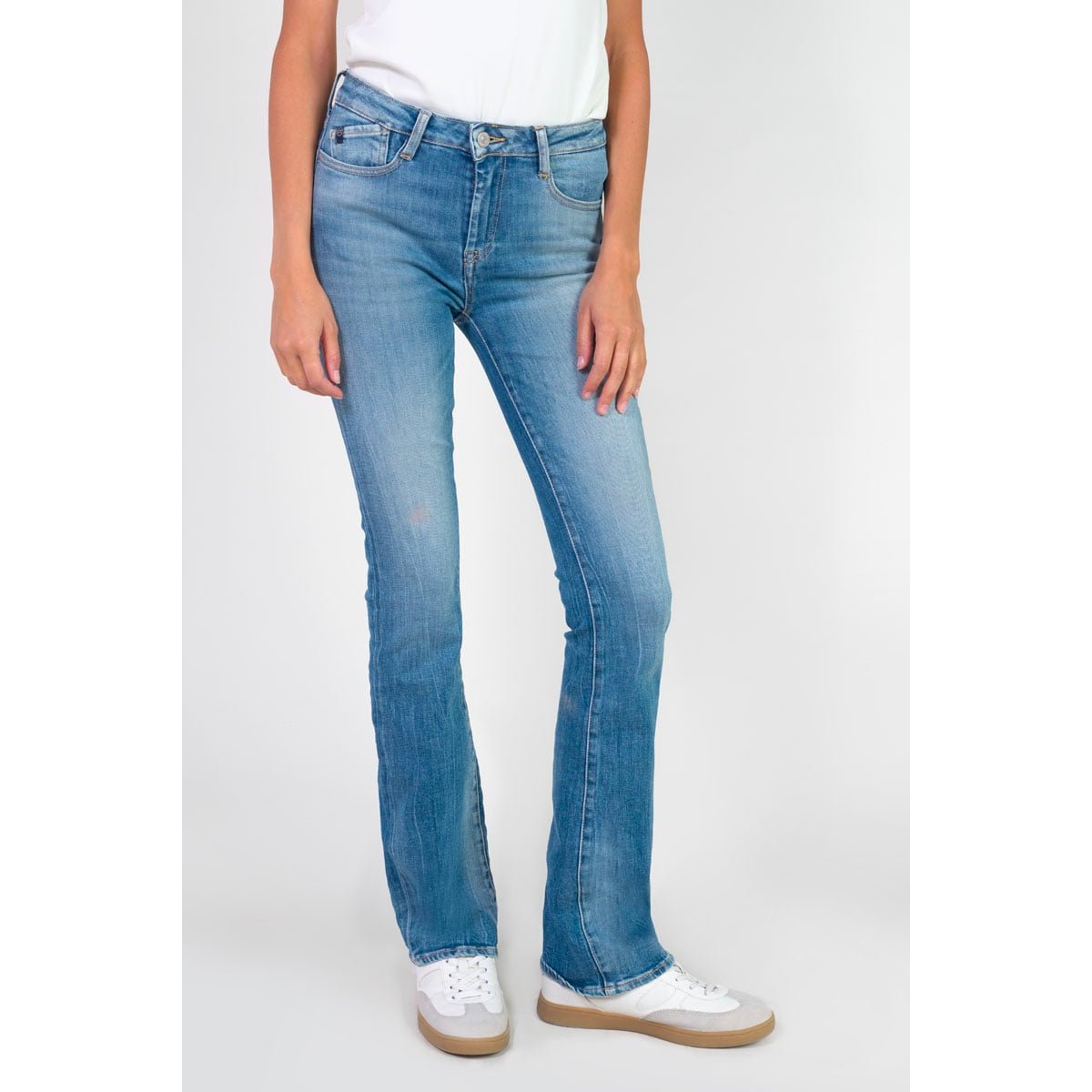 Jeans bootcut POWER bootcut, longueur 34 blue, LE TEMPS DES CERISES