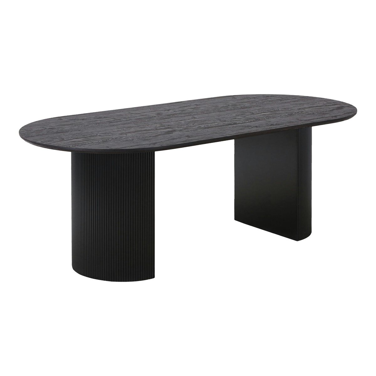 Table à manger ovale 6 places MATERA bois foncé, PIER IMPORT