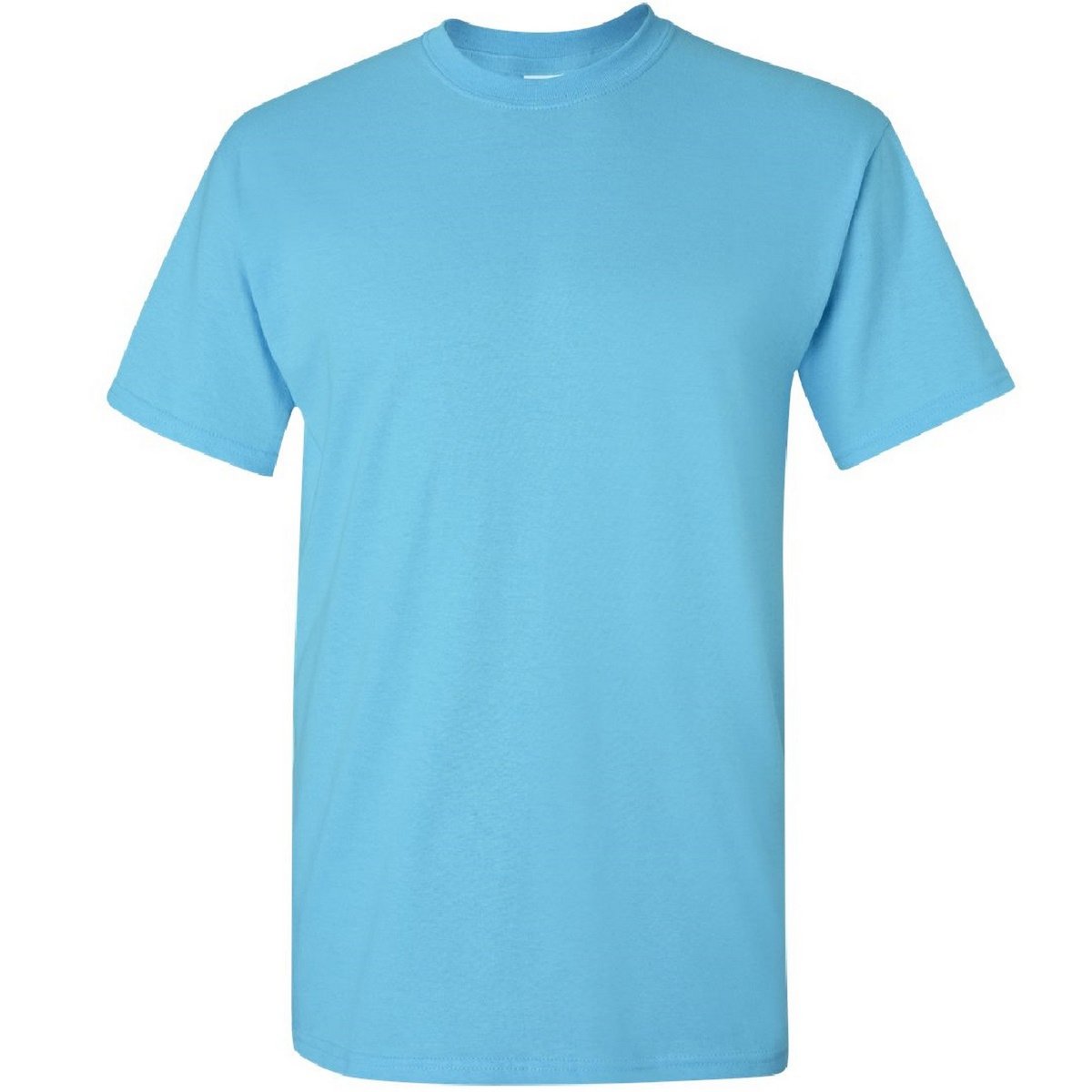 T-shirt uni manches courtes ULTRA COTTON bleu ciel, GILDAN