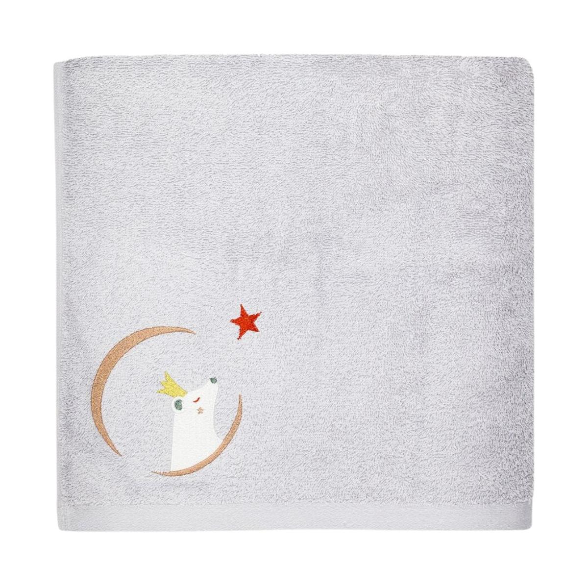 Serviette de bain Ours gris, L OISEAU BATEAU