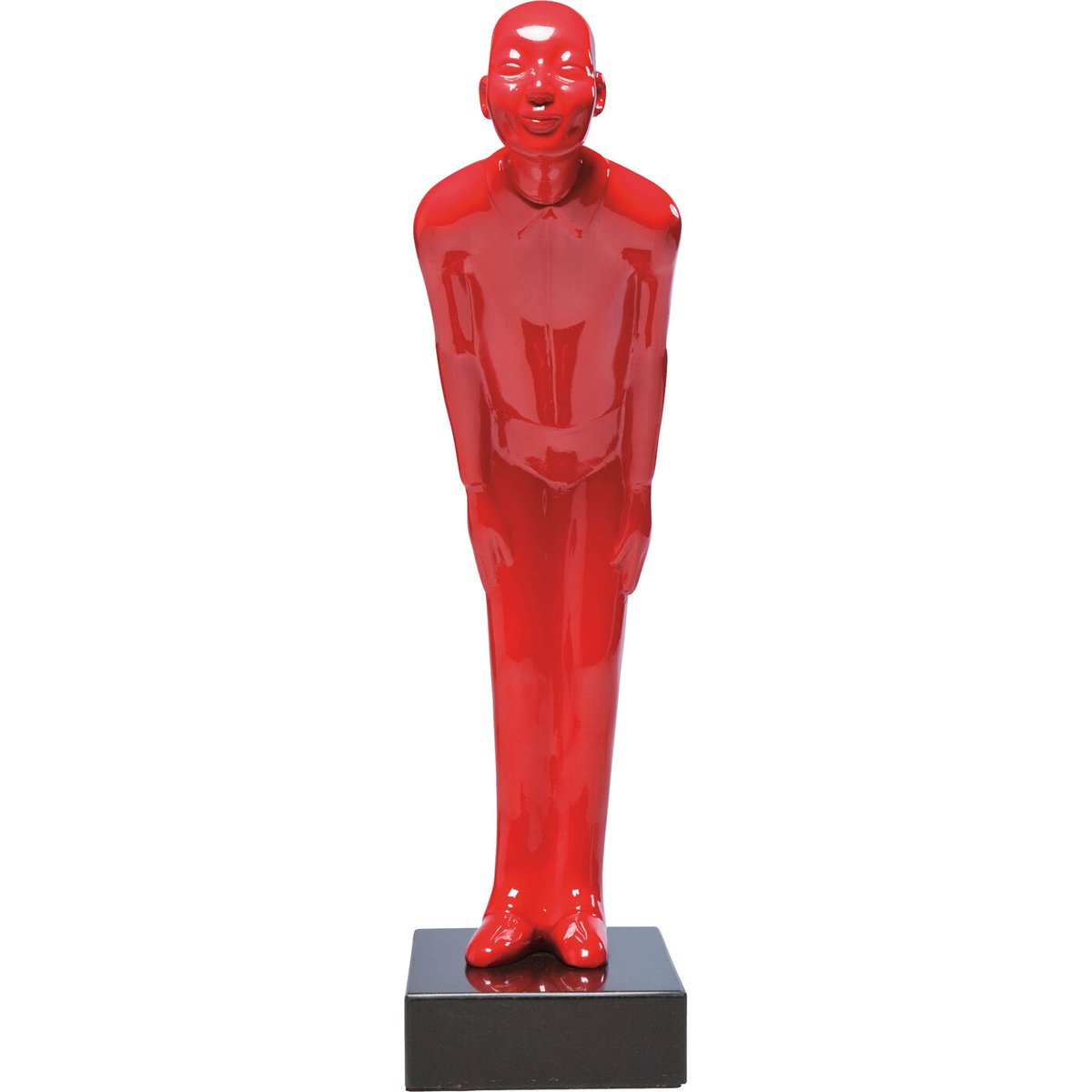 Déco Welcome Guest 46cm rouge couleur unique, KARE DESIGN