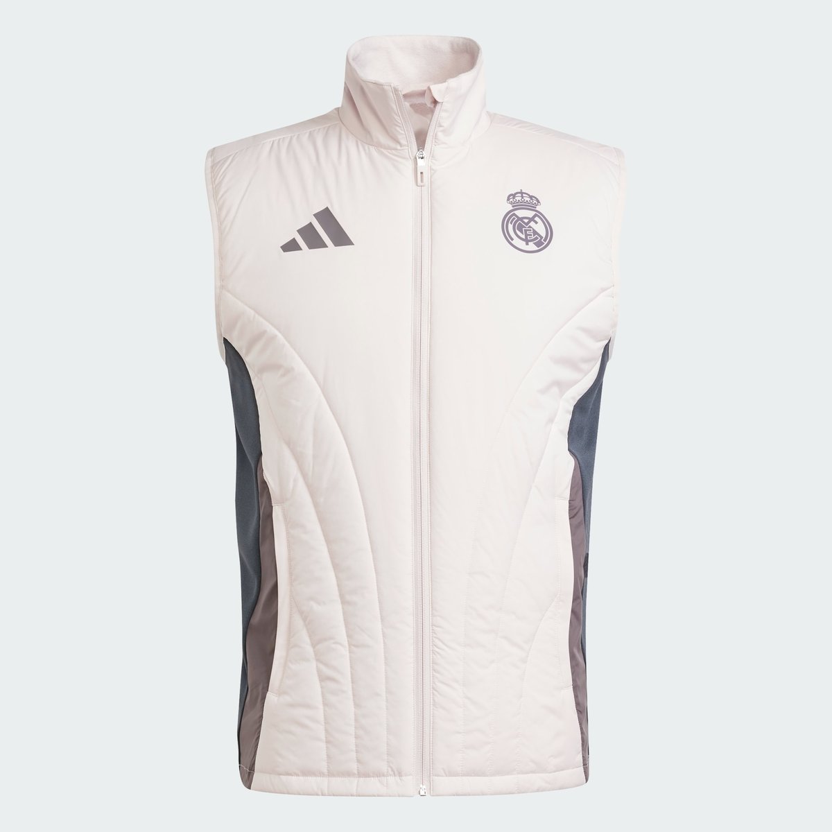Veste sans manches Real Madrid Winterized putty mauve / grey / charcoal, adidas Performance