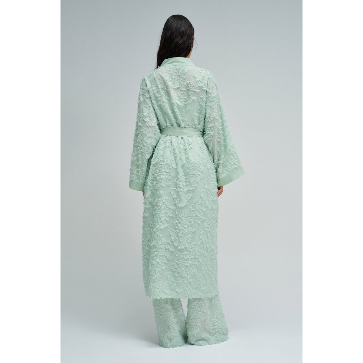 KIMONO AVEC JACQUARD vert, SALSA JEANS