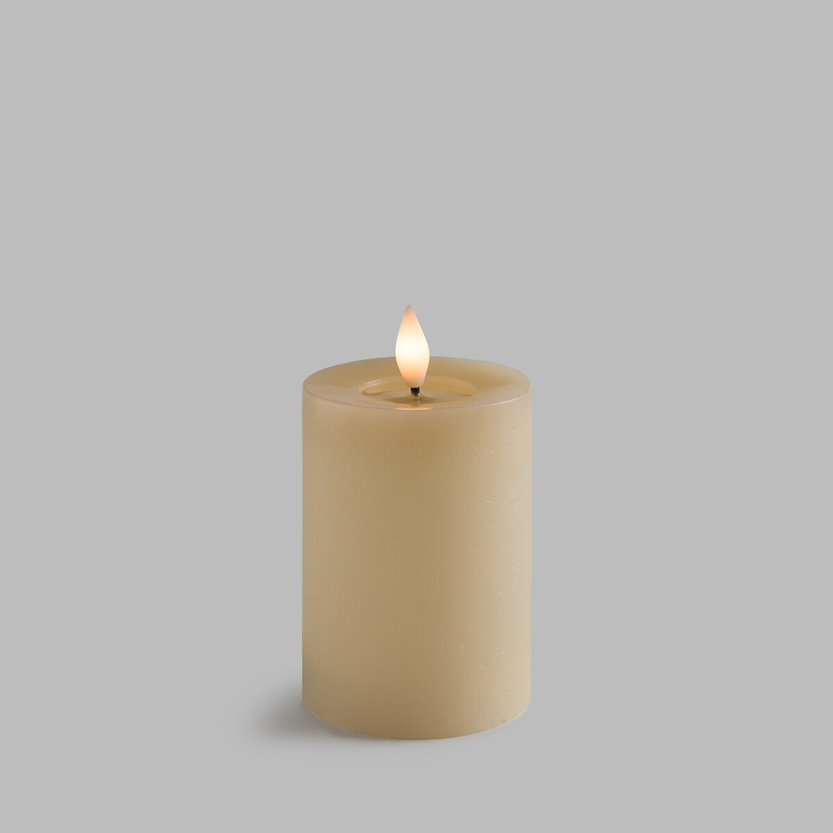 Bougie LED, en cire, hauteur 13,5 cm, CASPAR ecru, LA REDOUTE INTERIEURS