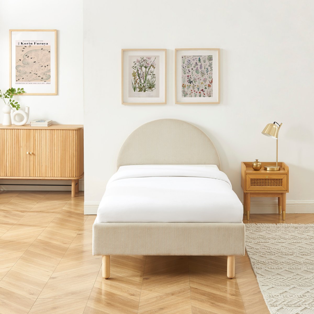 Lit enfant MAGNUS beige sable, SORELH