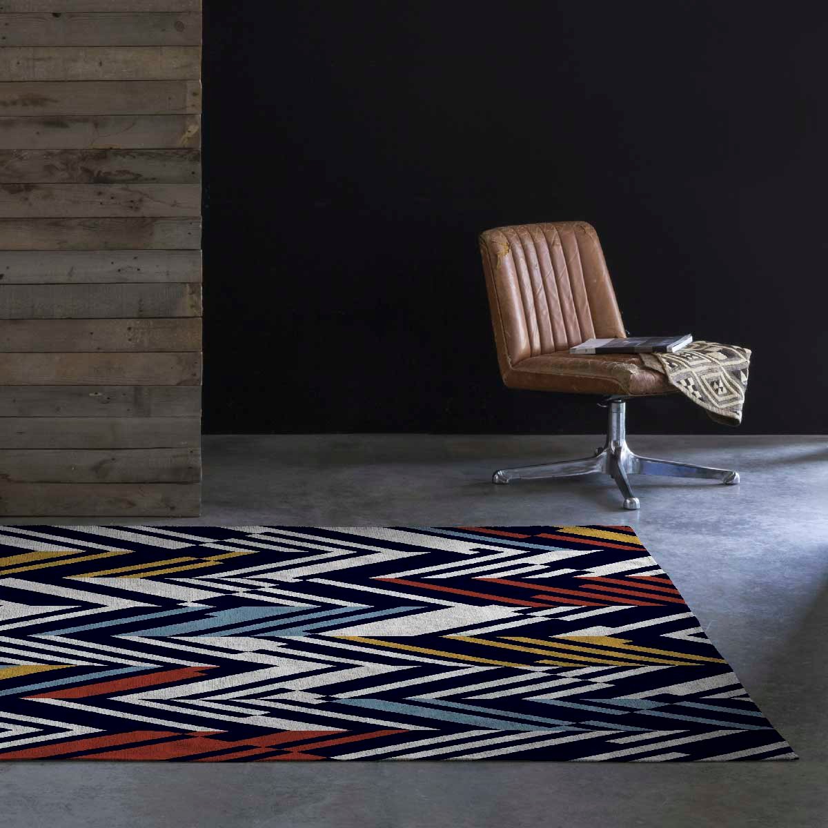 Tapis de salon BASTIAN multicolore, NAF NAF HOME