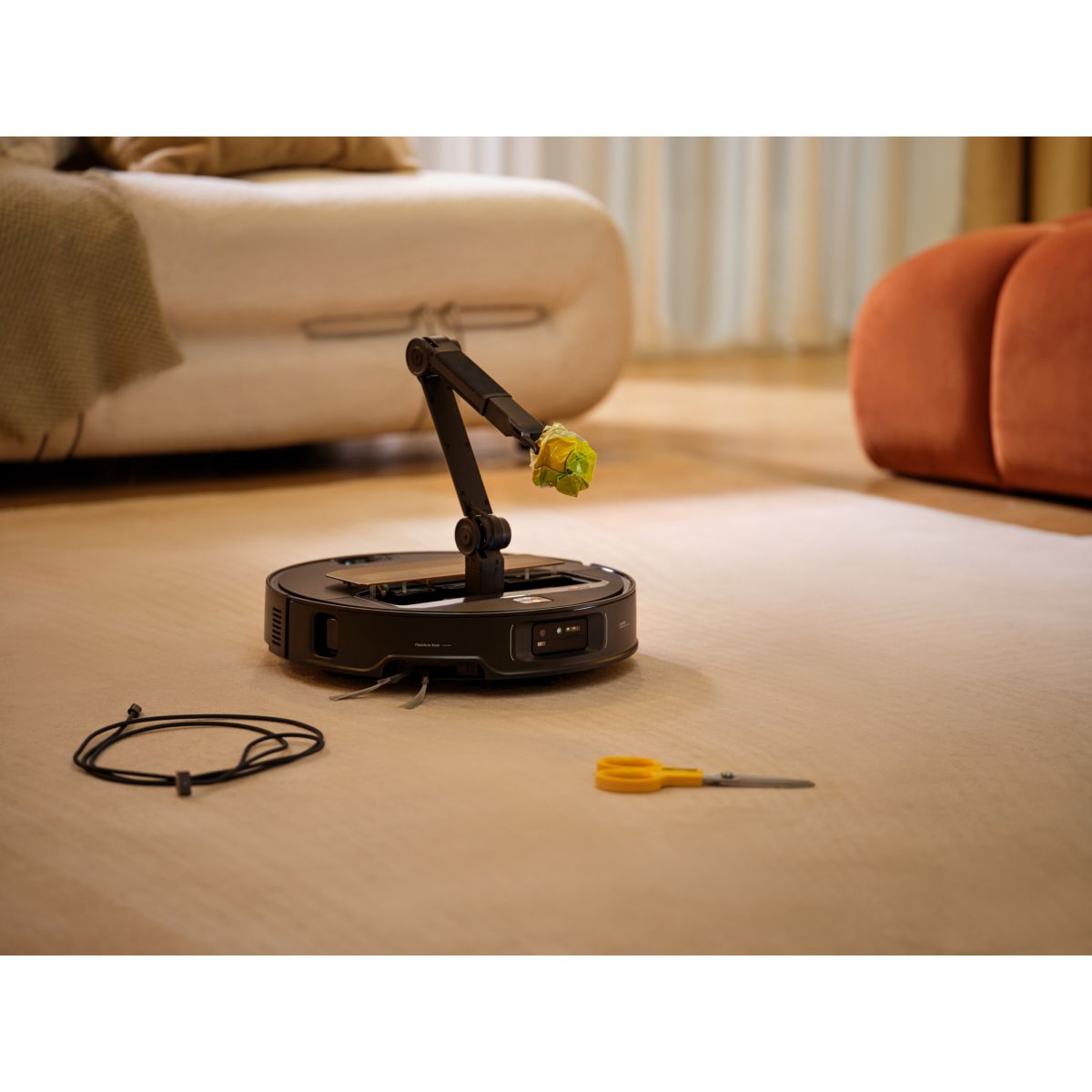 Robot Aspirateur Laveur Saros Z70 noir couleur unique, ROBOROCK