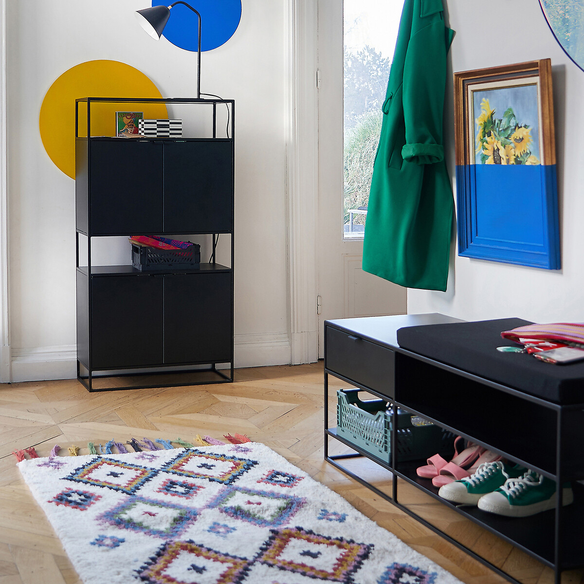 Tapis de couloir style berbère Ourika multicolore, LA REDOUTE INTERIEURS