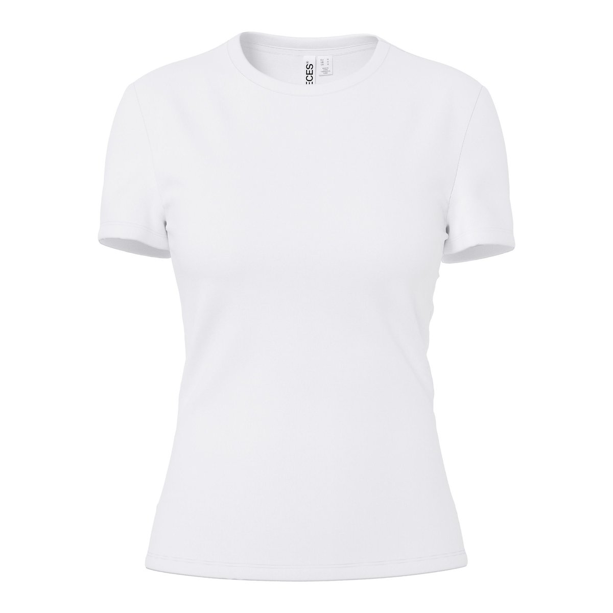 T-Shirt bright white, PIECES
