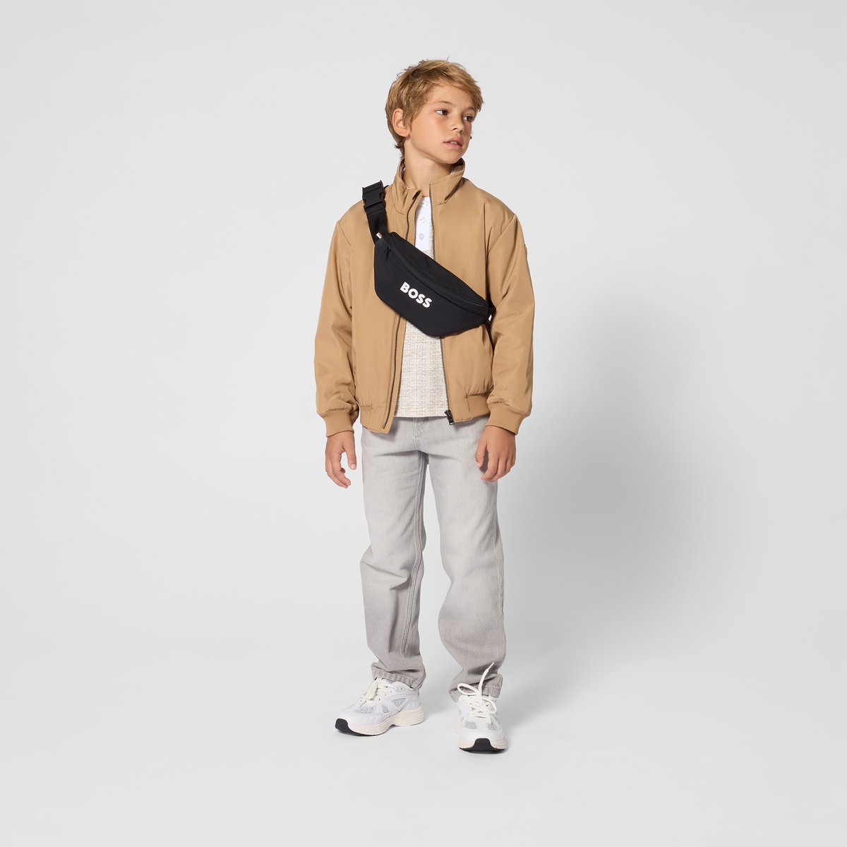 Blouson en twill cookie, BOSS KIDSWEAR