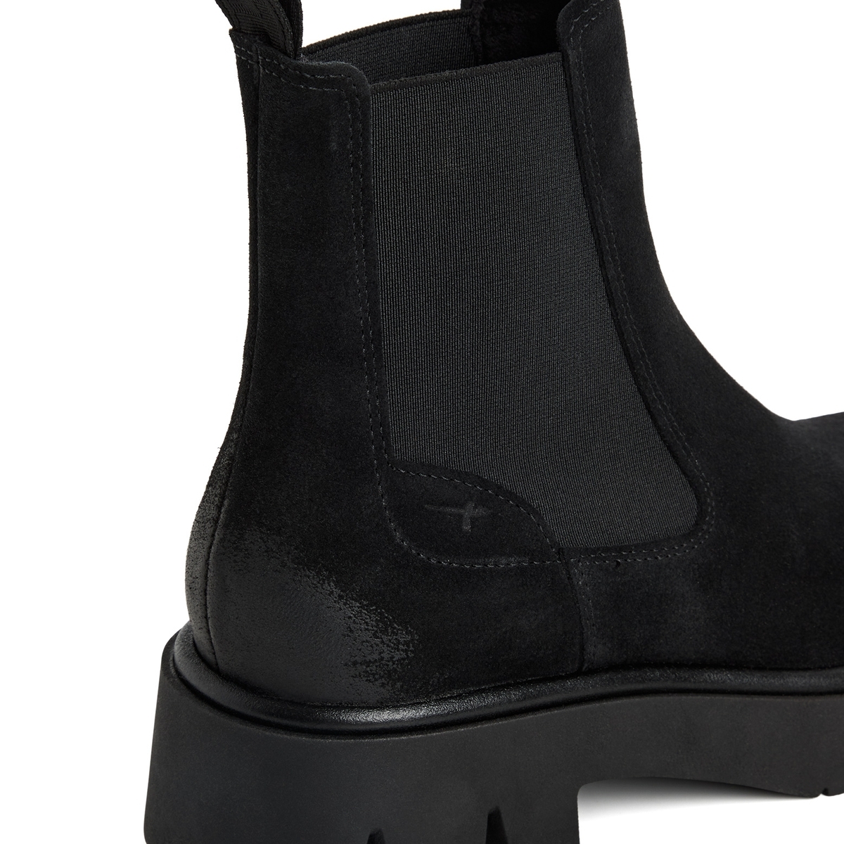 Bottine Chelsea en cuir noir, TAMARIS