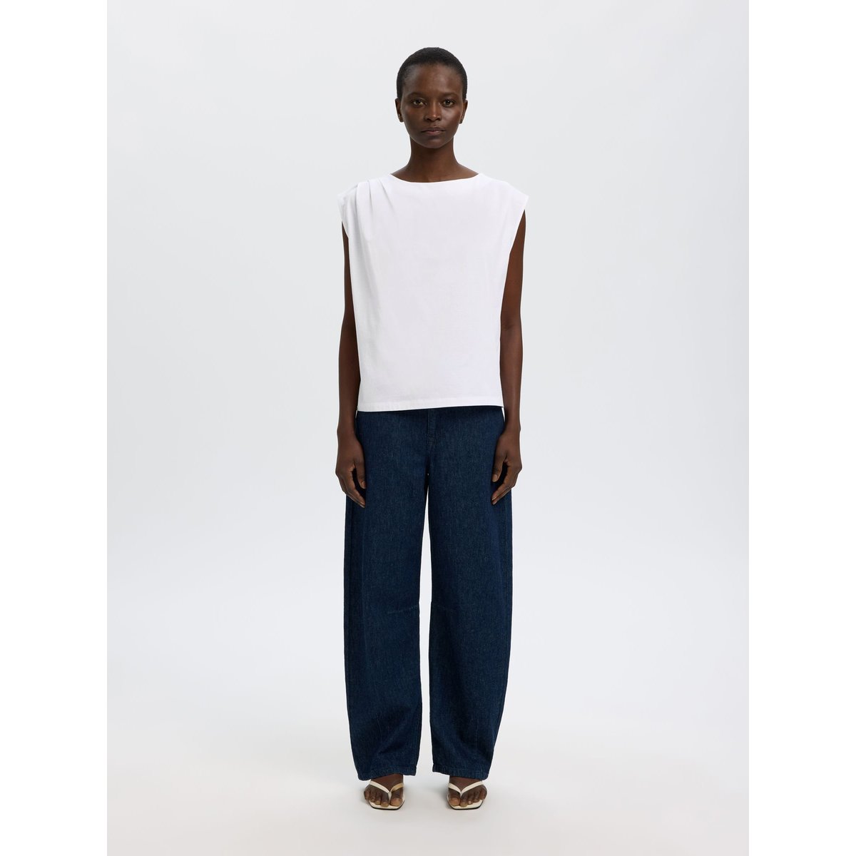Top Sans Manches bright white, SELECTED