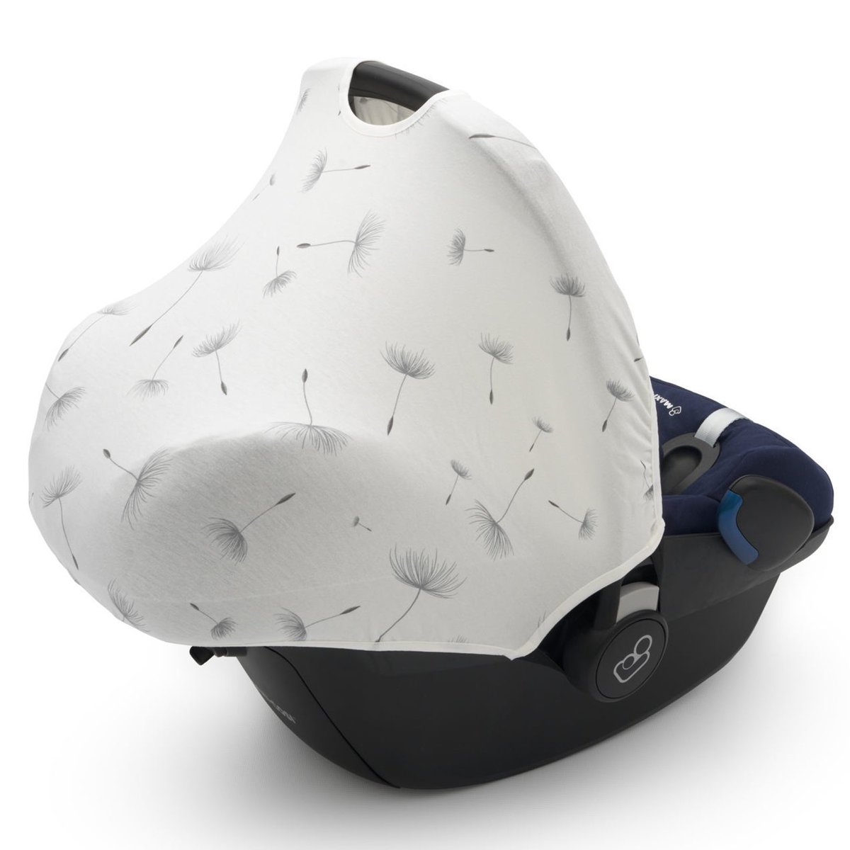 Hoody protection solaire pour poussette et siège auto Dandelion MAISON SEVIRA blanc, DOOKY