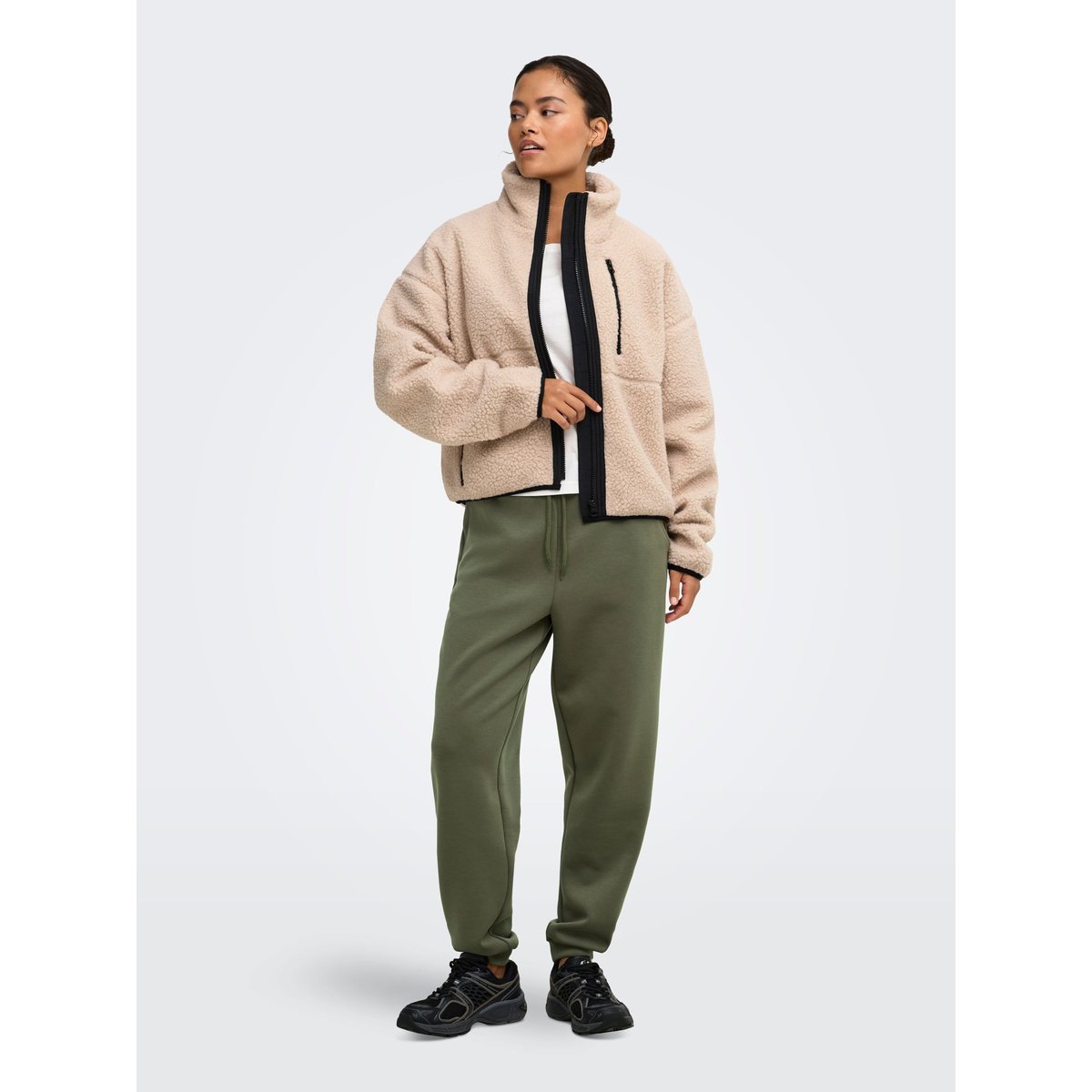 Veste En Polaire marron - nomad 1, ONLY PLAY