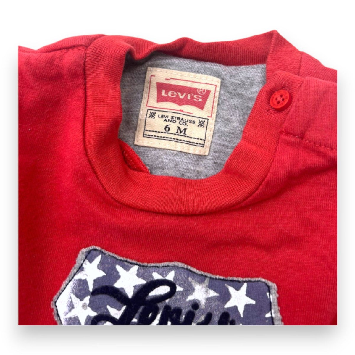T-shirt bébé - Très bon état rouge, LEVI'S