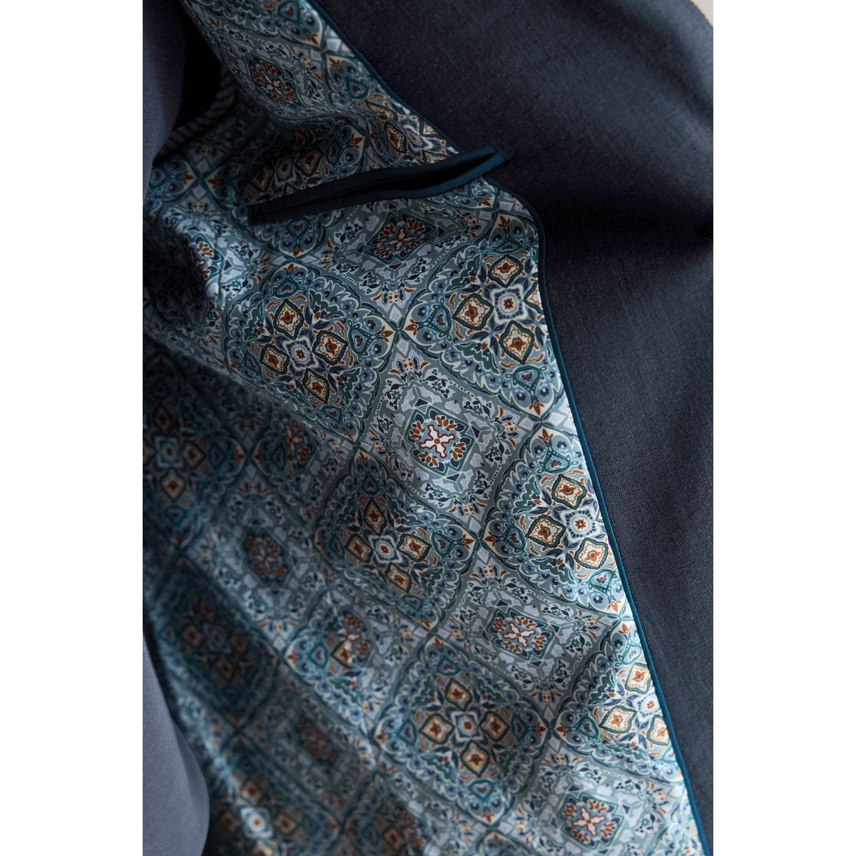 Blazer en lin bleu marine, NEXT