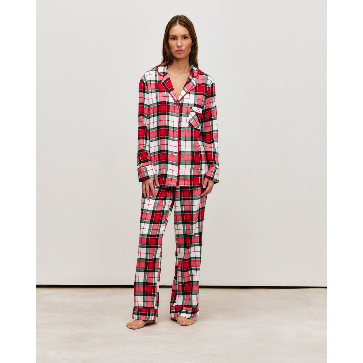 Chemise en flanelle à carreaux HOMECHECKIZ rouge, UNDIZ