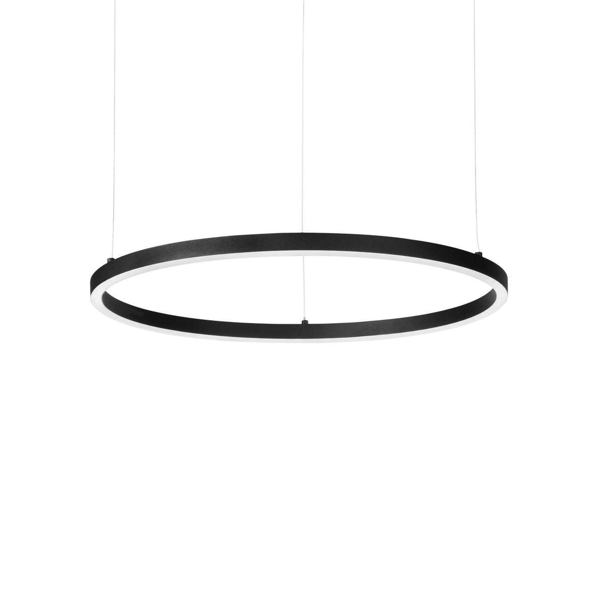 Suspension    lumière froide  ORACLE SLIM noir, IDEAL LUX