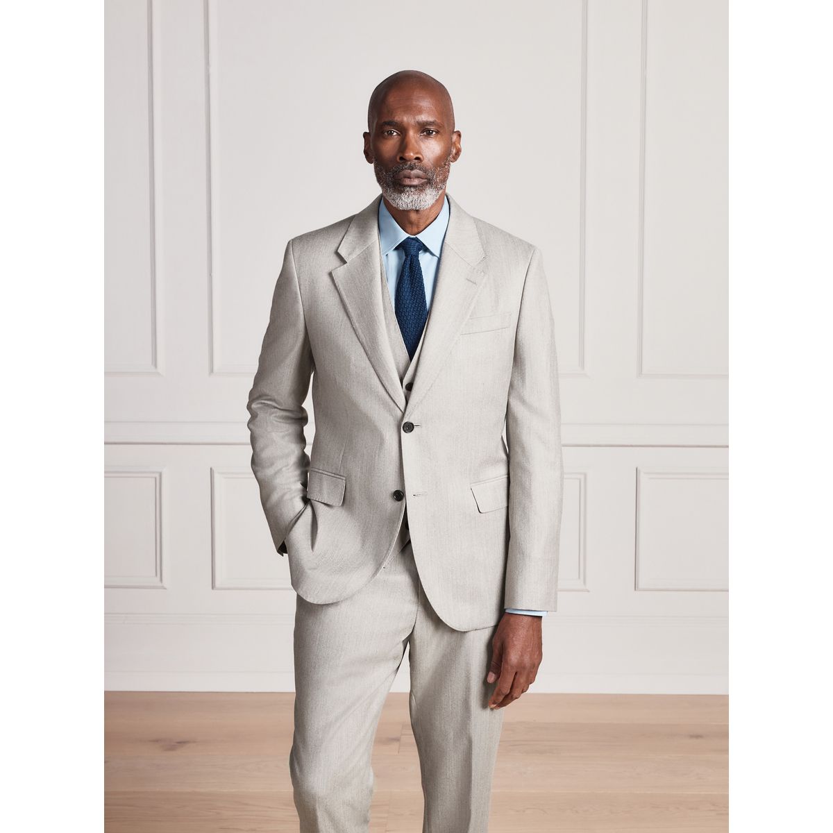 Veste de costume slim en laine et cachemire signature naturel, NEXT