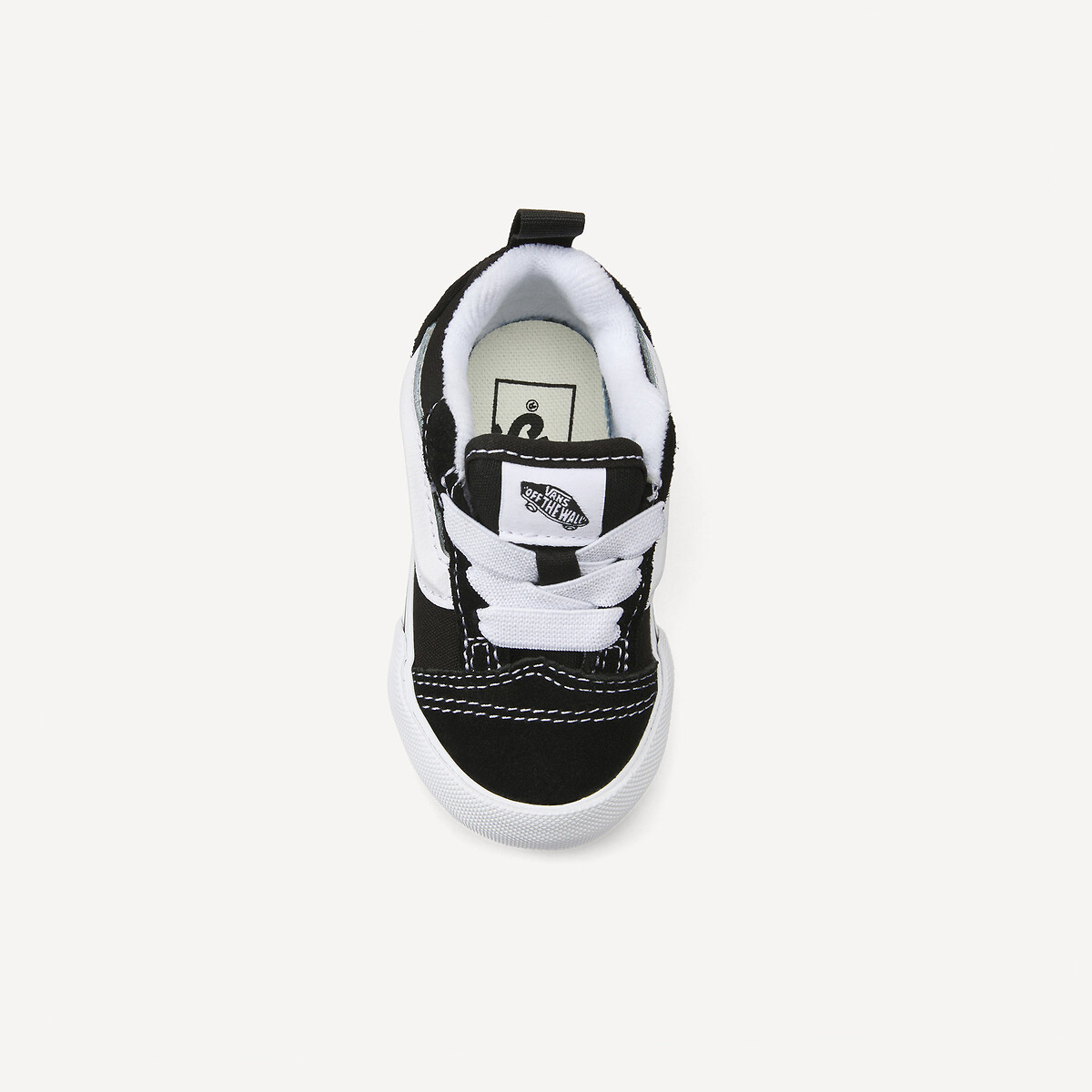 Scarpe da ginnastica Knu Skool con lacci elasticizzati nero/bianco, VANS