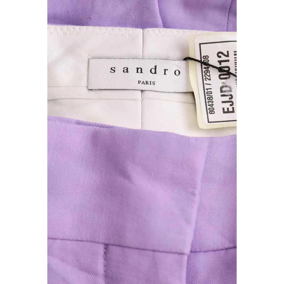 Pantalon - Très Bon État violet, SANDRO