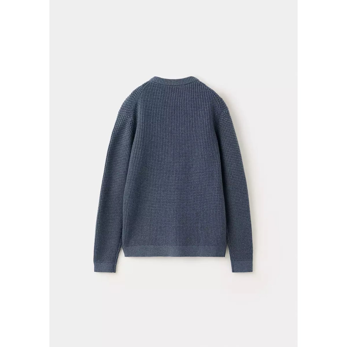 Pull-over maille structure bleu nuit, MANGO KIDS
