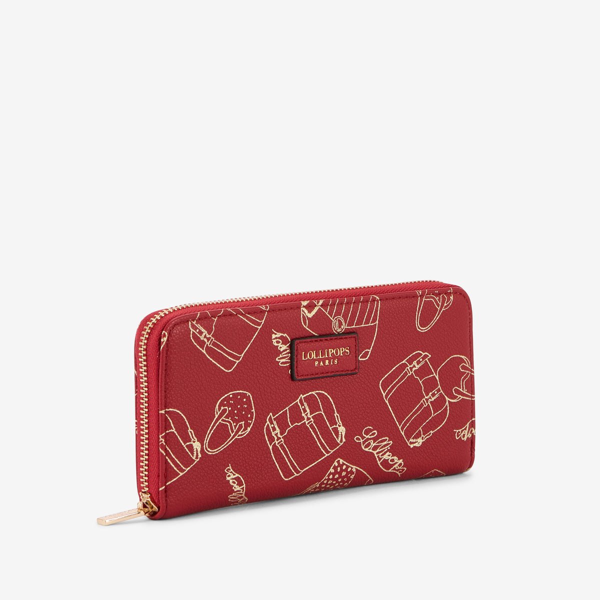 Grand portefeuille  Sya rouge, LOLLIPOPS