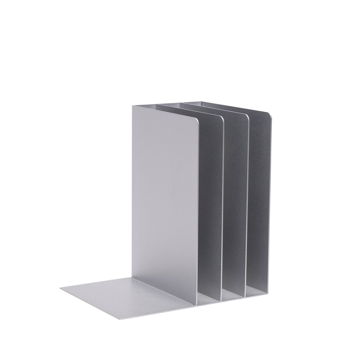Organiseur de bureau en fer FILE gris, HUBSCH