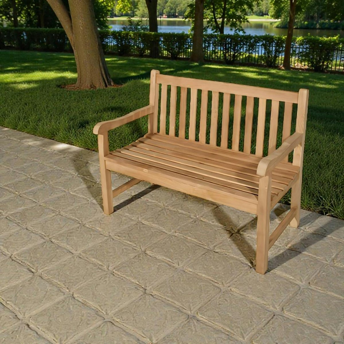 Chaise de jardin pliante en bois de teck massif SUMMER bois naturel, PIER IMPORT