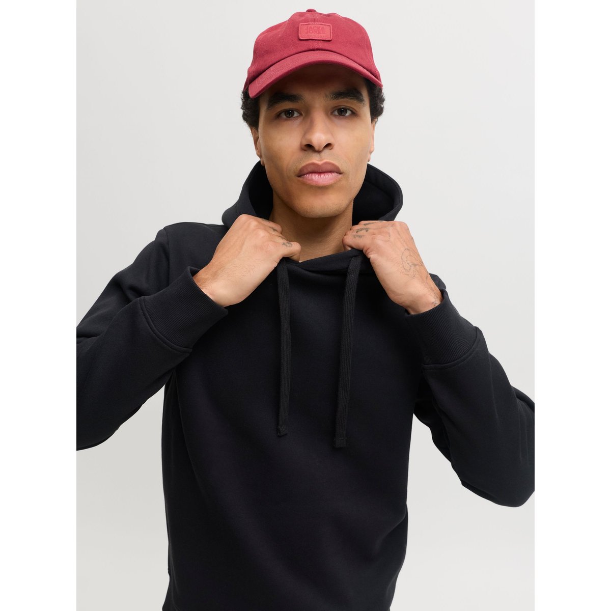 Sweat À Capuche black 1, JACK & JONES